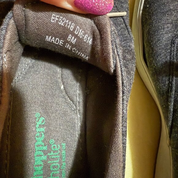 GRASSHOPPERS WOMEN'S ORTHOLITE BLUE GRAY SNEAKER SIZE 8M - Picture 2 of 7